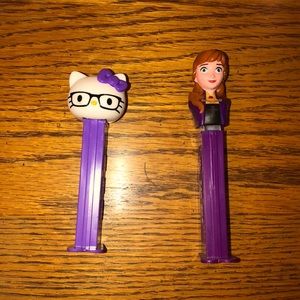 Hello kitty & frozen pez dispensers